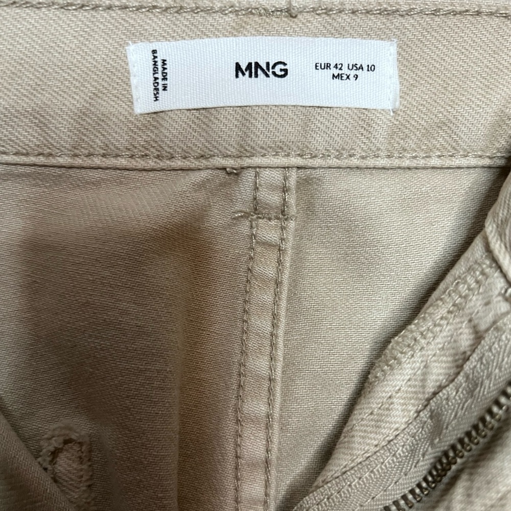 Mango Women’s Beige Casual Pants - Picture 3 of 3